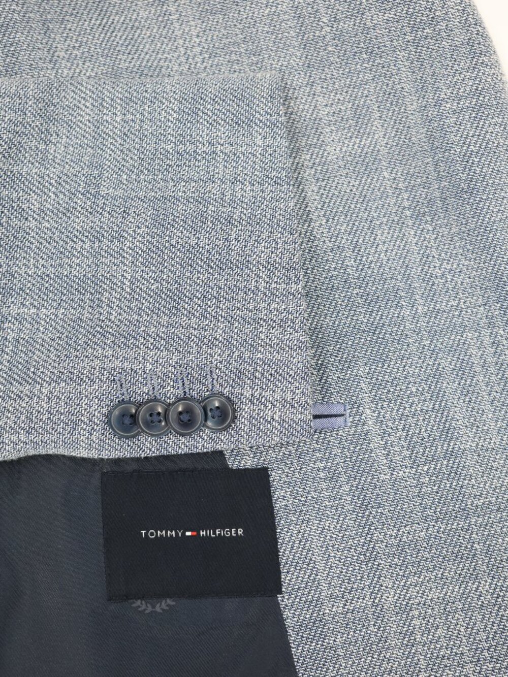 Tommy Hilfiger Sport Coat Men 48R Single Breasted Two Button unstructured summer - Picture 12 of 12